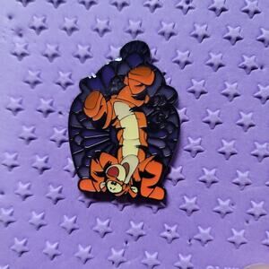 Loungefly Disney Winnie the Pooh,  Tigger stained glass pin.